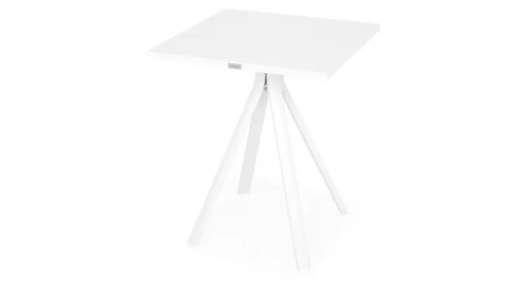 Set 2 scaune si masa exterior CORDOBA SORIA L.60 l.60 H.73 alb kaki — imaginea 5