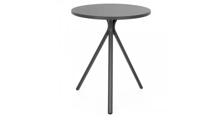 Set 2 scaune si masa exterior ELVAS GOLF H.74 D.60 negru auriu — imaginea 4