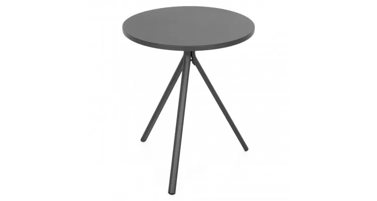 Set 2 scaune si masa exterior ELVAS GOLF H.74 D.60 negru auriu — imaginea 5