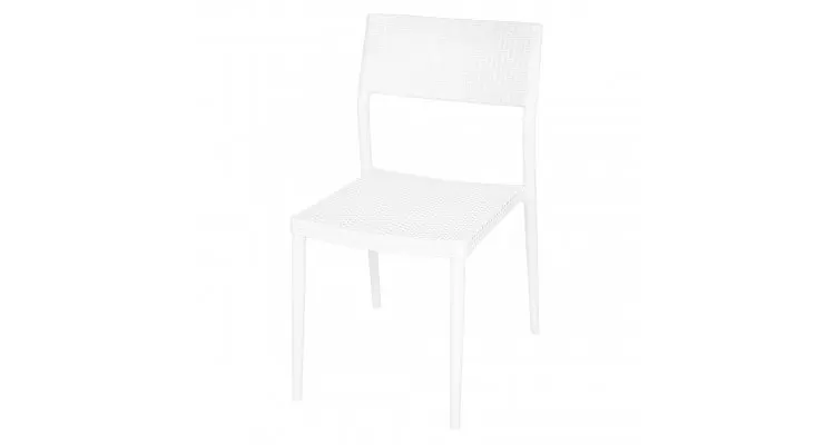 Set 2 scaune si masa exterior ELVAS SORIA H.74 D.60 alb — imaginea 3