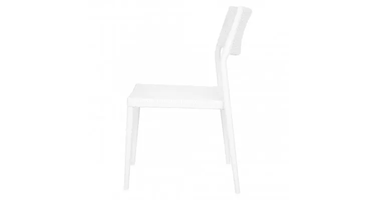 Set 2 scaune si masa exterior ELVAS SORIA H.74 D.60 alb — imaginea 4
