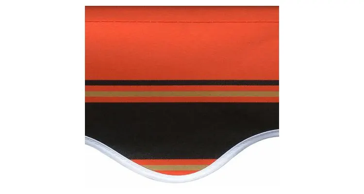 Panza de copertina, portocaliu si maro, 400 x 300 cm — imaginea 3
