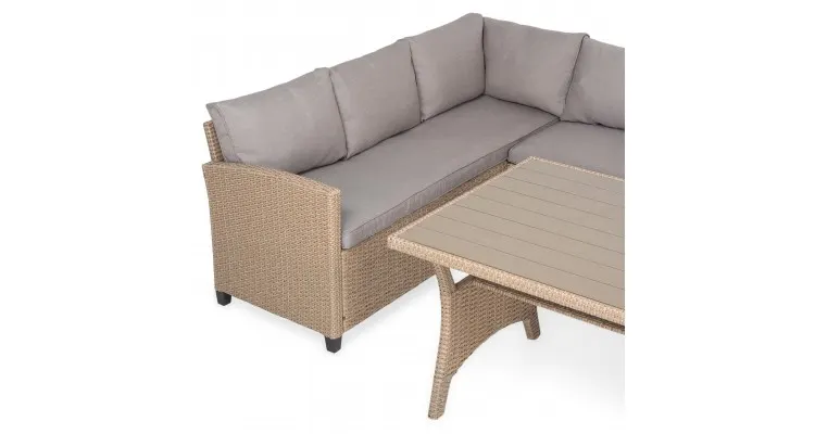 Set mobilier terasa Baxter, coltar cu spatiu depozitare — imaginea 4