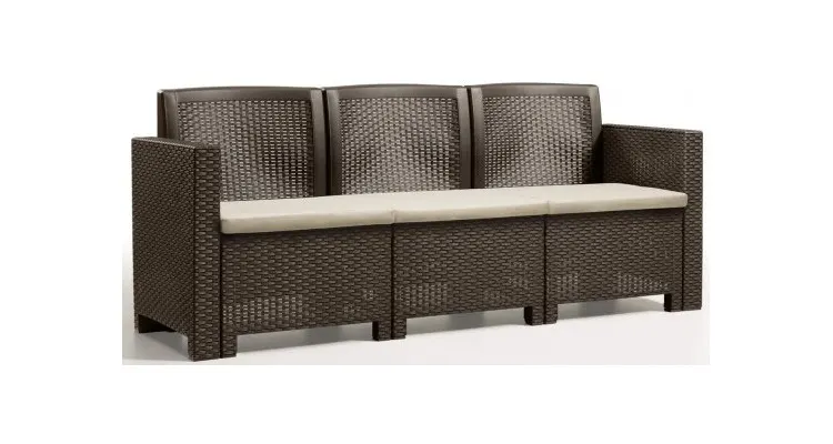Set mobilier de gradina, Alabama 3, maro — imaginea 3