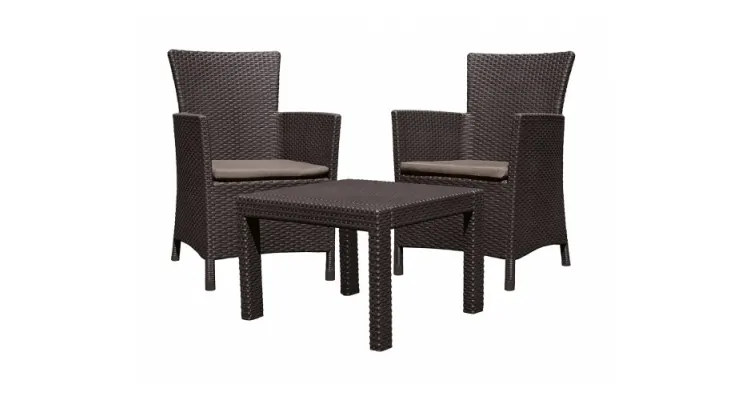 Set mobilier de gradina, Rosario, maro — imaginea 3