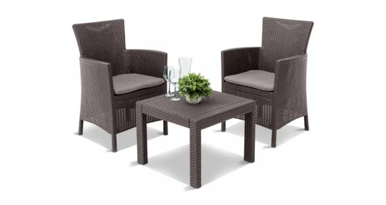 Set mobilier de gradina, Rosario, maro — imaginea 5