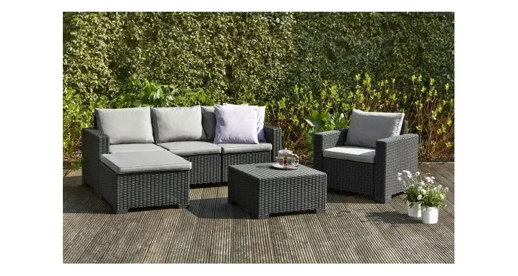 Set mobilier de gradina Moreea,Grafit — imaginea 3
