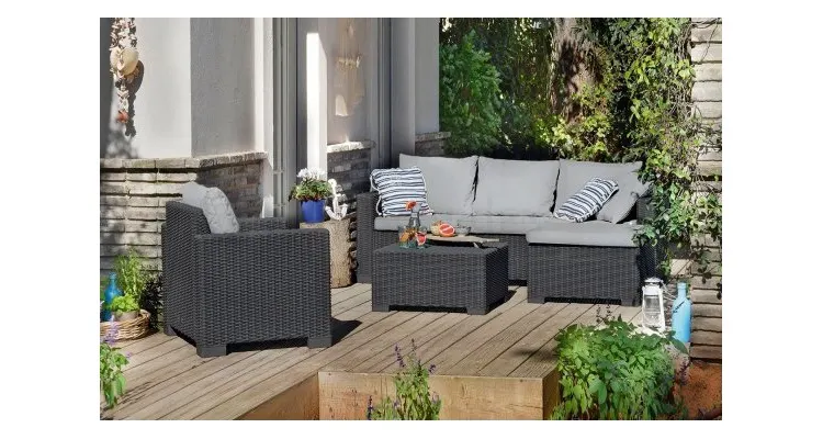 Set mobilier de gradina Moreea,Grafit — imaginea 5