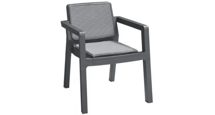 Set mobilier de gradina Emily Patio,gri — imaginea 4