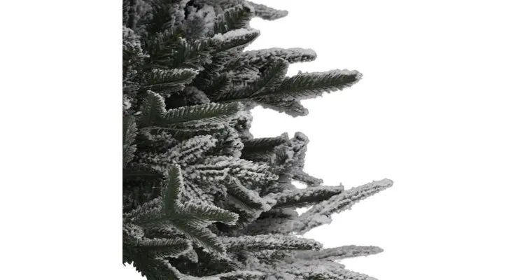 Pom de Craciun artificial cu zapada, verde, 240 cm, PVC — imaginea 4