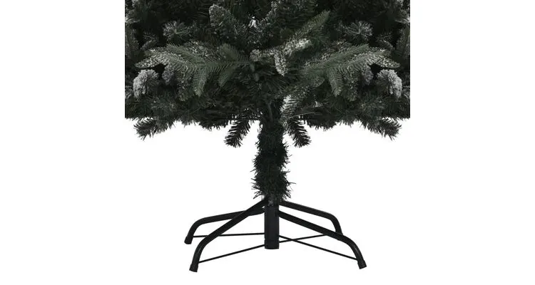 Pom de Craciun artificial cu zapada, verde, 240 cm, PVC — imaginea 5