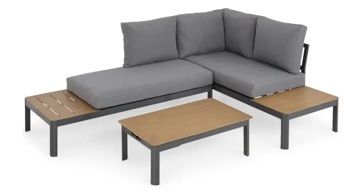 Set mobilier LOTUS gradina/terasa, coltar 3 piese — imaginea 2