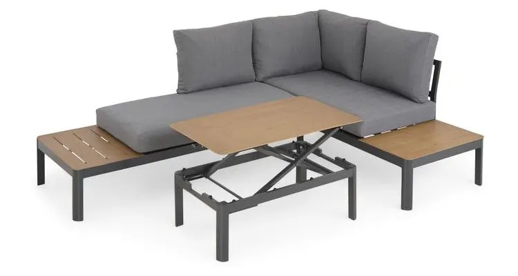 Set mobilier LOTUS gradina/terasa, coltar 3 piese — imaginea 3