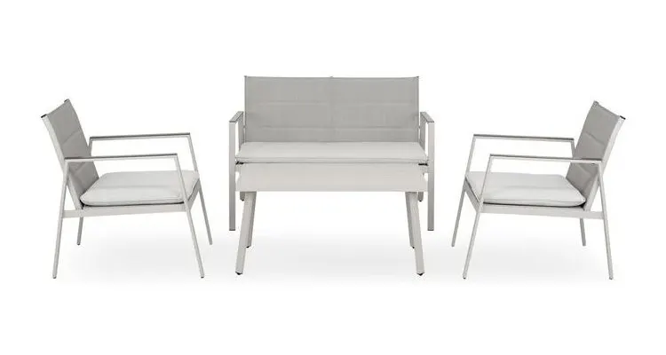 Set mobilier gradina sau terasa premium, cu 2 fotolii, canapea si masuta Crystal — imaginea 2