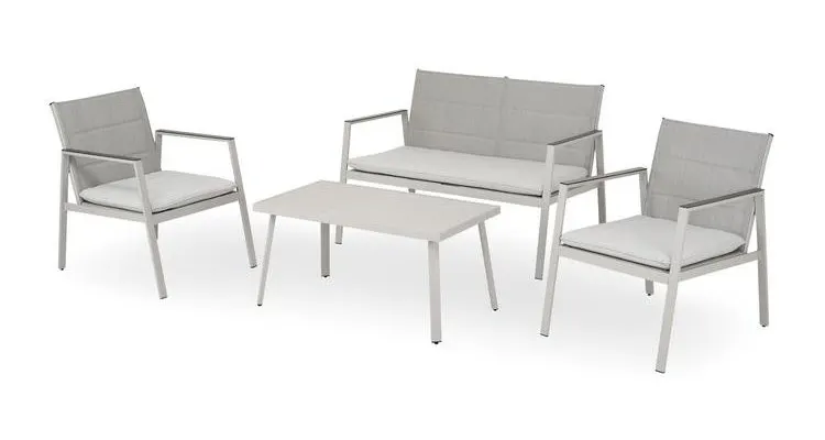 Set mobilier gradina sau terasa premium, cu 2 fotolii, canapea si masuta Crystal — imaginea 4