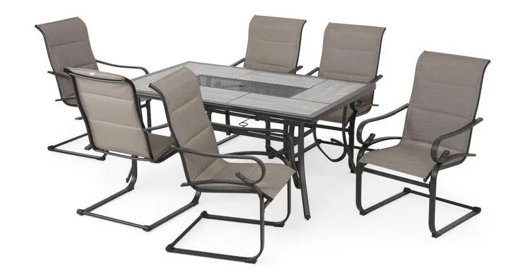 Set mobilier CARLY gradina/terasa, 6 scaune — imaginea 2