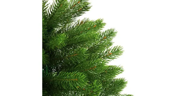 Set pom de Craciun artificial LED-uri&globuri, verde, 90 cm — imaginea 3