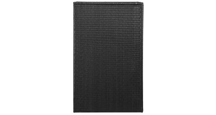 Magazie de pubela, negru, 76 x 78 x 120 cm, poliratan — imaginea 3