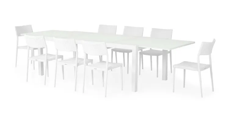 Set mobilier ARTIMES/GOLF terasa si gradina, 8 scaune si masa extensibila — imaginea 2