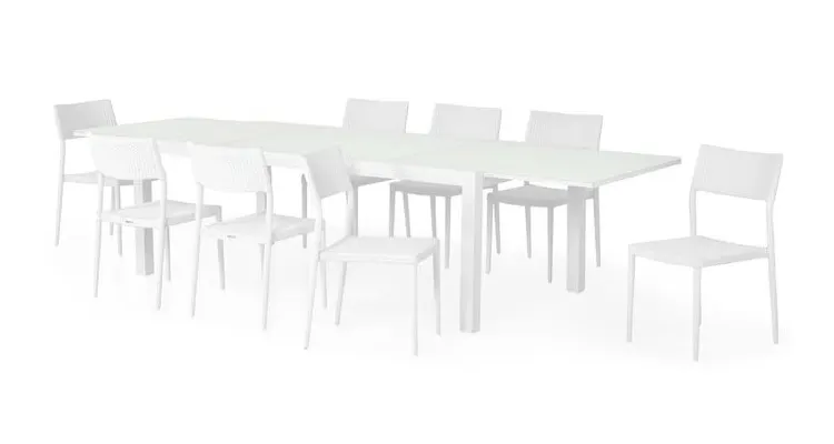 Set mobilier ARTIMES/GOLF terasa si gradina, 8 scaune si masa extensibila — imaginea 3