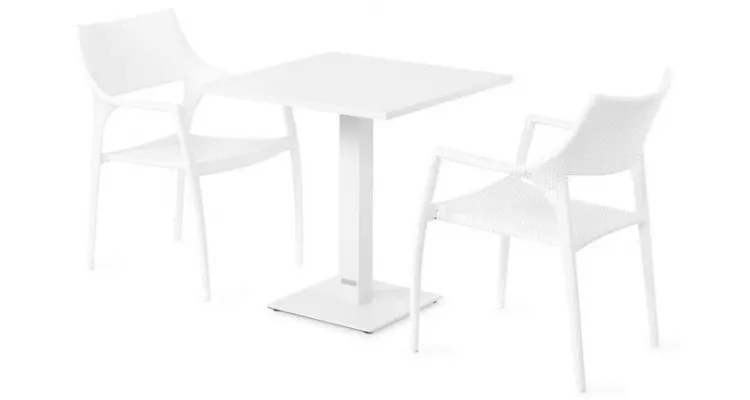 Set mobilier ARAGON/GOLF terasa si gradina, 2 scaune si masa — imaginea 2