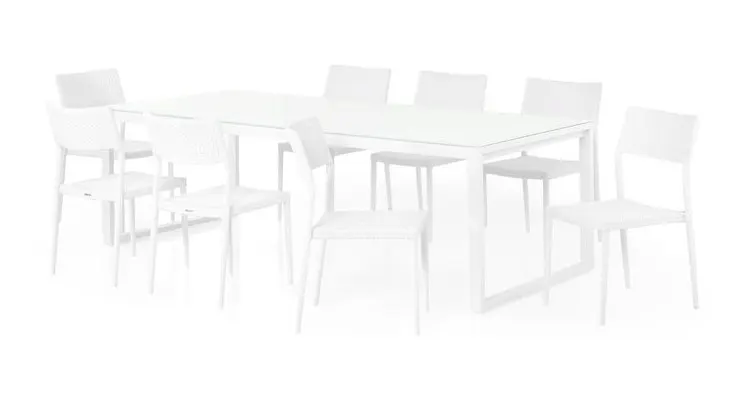 Set mobilier BELLUNO/GOLF terasa si gradina, masa si 8 scaune — imaginea 3