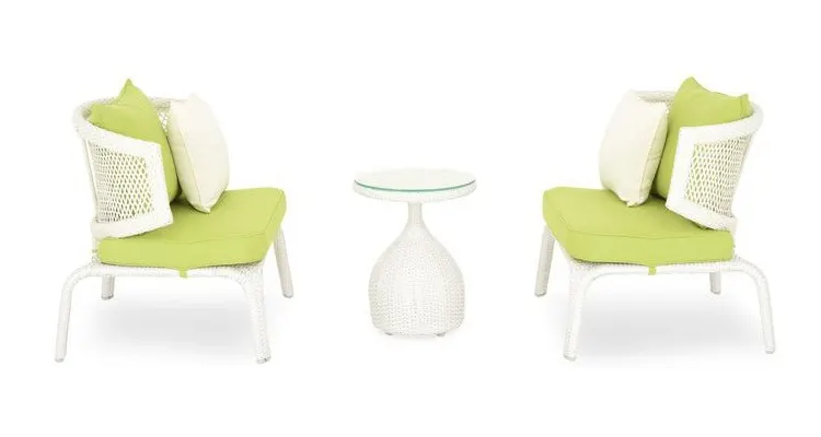 Set mobilier CERRES terasa/gradina, 2 fotolii si masuta — imaginea 2