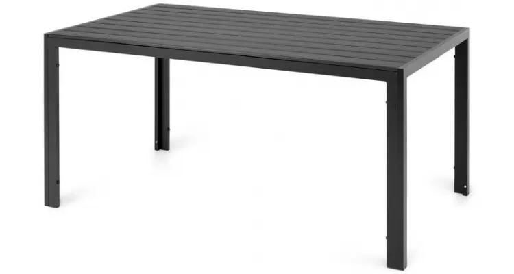 Set mobilier ENCORE/MAURO terasa/gradina, 4 scaune si masa dreptunghiulara — imaginea 5