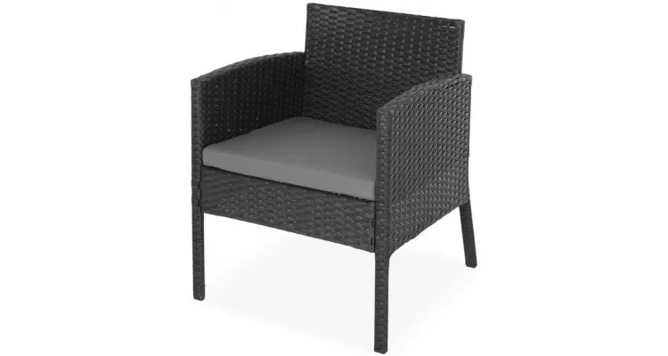 Set mobilier poliratan pentru terasa si gradina, 2 fotolii, canapea si masuta Laredo — imaginea 5