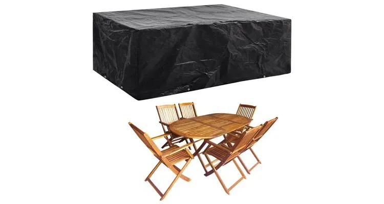 Husa mobilier gradina, 8 ocheti, 242 x 162 x 100 cm — imaginea 2