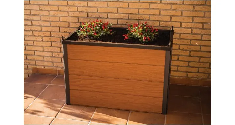 Jardiniera cu sera, Keter, maro — imaginea 2