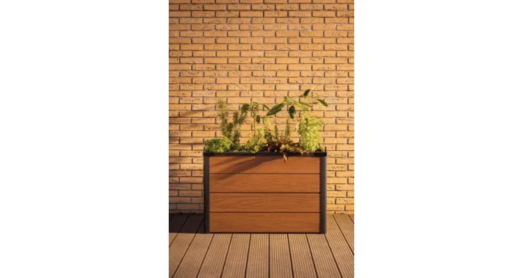 Jardiniera cu sera, Keter, maro — imaginea 4