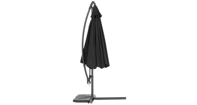 Umbrela rotunda Larisa , baza inclusa, D.300cm negru — imaginea 5
