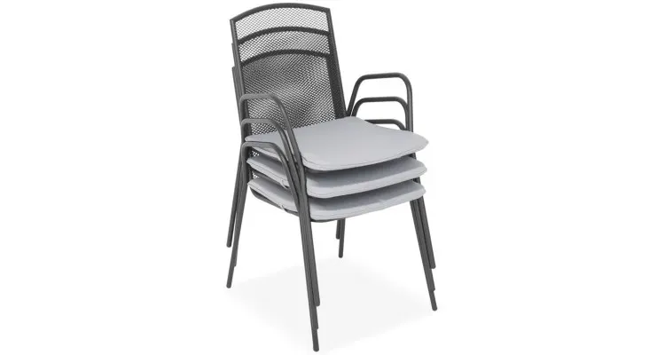 Set mobilier terasa sau gradina, BERLIN, cu 4 scaune si masa — imaginea 4