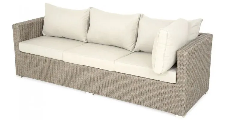 Set mobilier CASABOA terasa si gradina, coltar si masuta crem — imaginea 5
