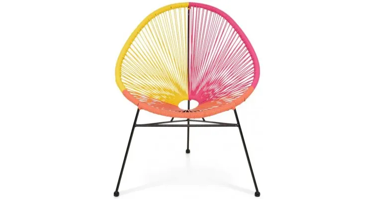 Set mobilier gradina/terasa CORFU Multicolor, 2 fotolii si masuta — imaginea 2