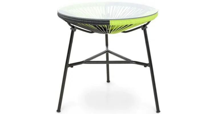 Set mobilier terasa/gradina CORFU 2 fotolii, canapea si masuta,verde — imaginea 3