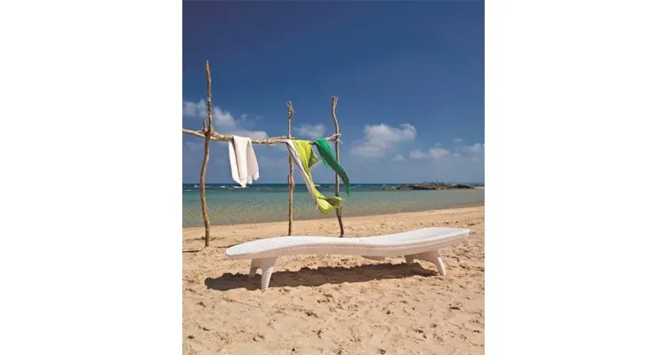 Sezlong Pacific Lounger alb, Keter — imaginea 2