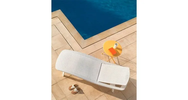 Sezlong Pacific Lounger alb, Keter — imaginea 3