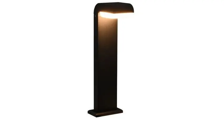 Lampa LED pentru exterior, negru, 9 W, oval