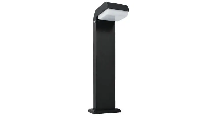 Lampa LED pentru exterior, negru, 9 W, oval — imaginea 2
