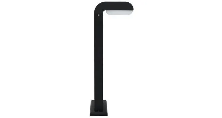 Lampa LED pentru exterior, negru, 9 W, oval — imaginea 3