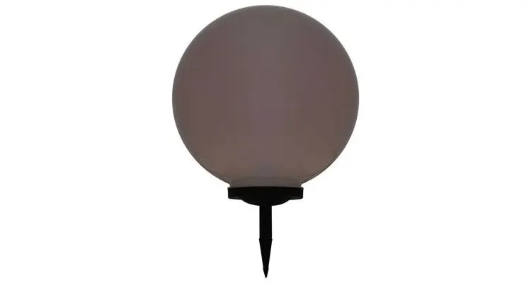 Lampi solare de exterior, 2 buc., 50 cm, RGB, sferic, LED — imaginea 2