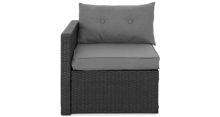 Set mobilier MARTI terasa/gradina, fotoliu brat stanga, fotoliu brat dreapta, 2 taburete si masuta — imaginea 4