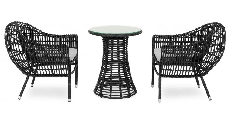Set mobilier ALCUDIA terasa/gradina, 2 fotolii si masuta — imaginea 2