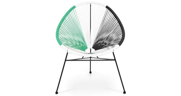 Set mobilier CORFU gradina/terasa, 2 fotolii si masuta,verde inchis — imaginea 2