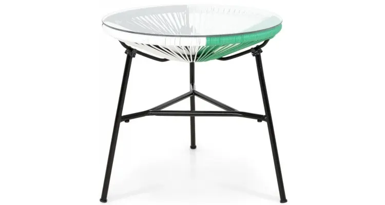 Set mobilier CORFU gradina/terasa, 2 fotolii si masuta,verde inchis — imaginea 4