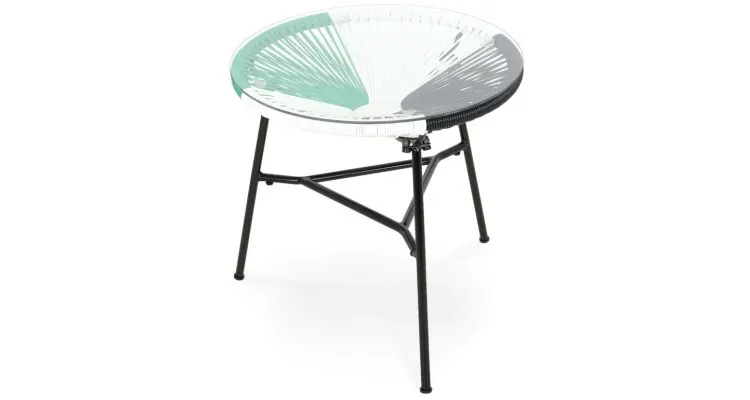 Set mobilier CORFU gradina/terasa, 2 fotolii si masuta,verde inchis — imaginea 5