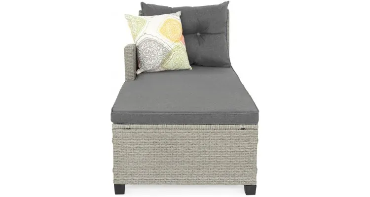 Set mobilier ASTHER terasa/gradina, coltar 2 piese si masuta — imaginea 4