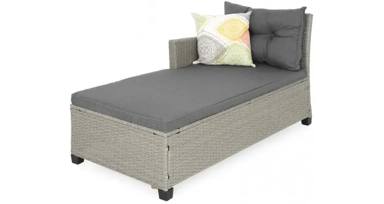 Set mobilier ASTHER terasa/gradina, coltar 2 piese si masuta — imaginea 5